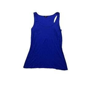Womens Ambiance 2x Blue Tank Top